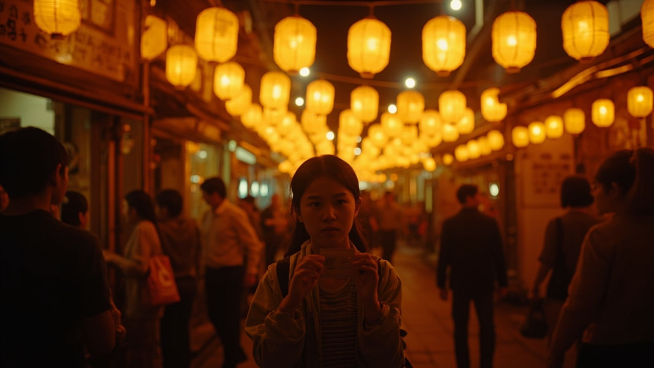 夜市集章活动现场