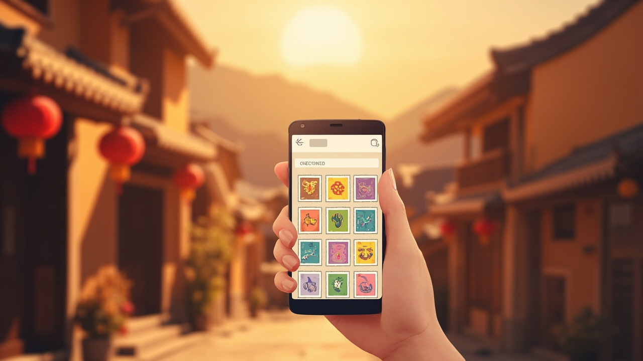 电子集章打卡册示意